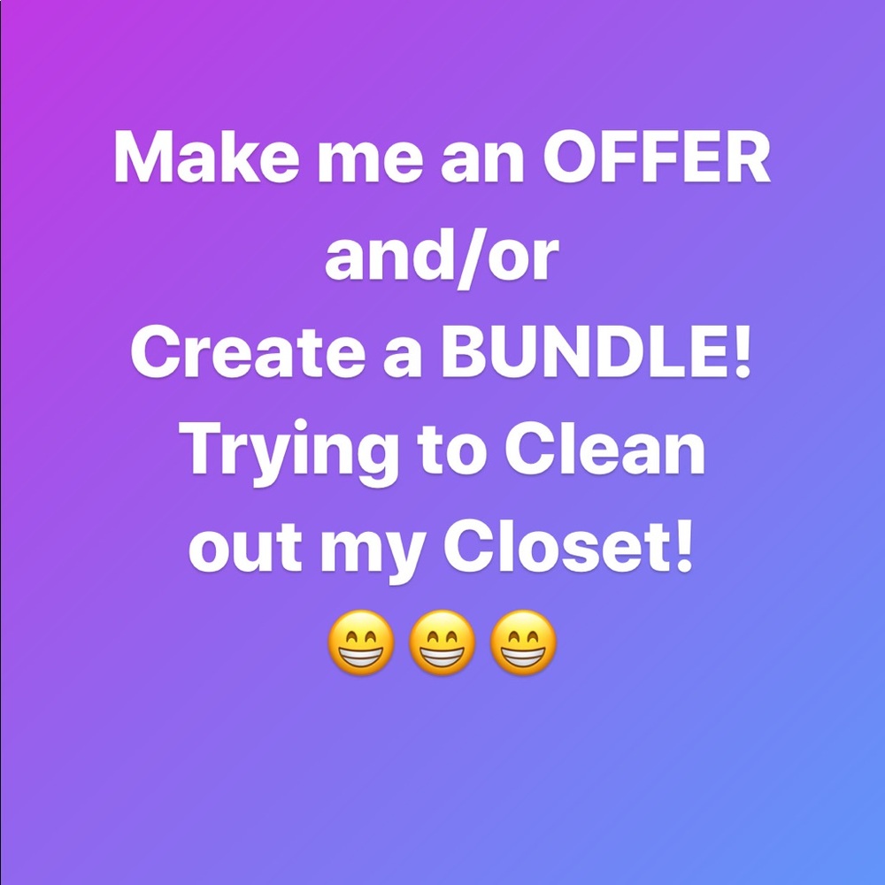 CLOSET CLEAN OUT!